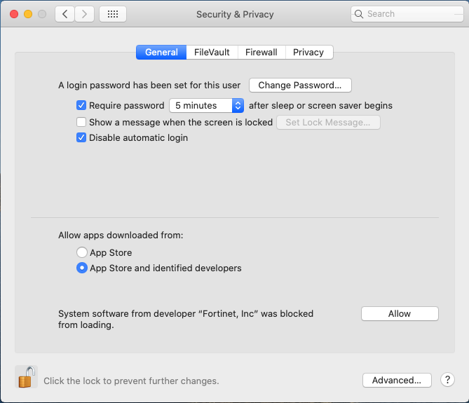  macOS Release Notes FortiClient 6 2 6 Fortinet Documentation Library